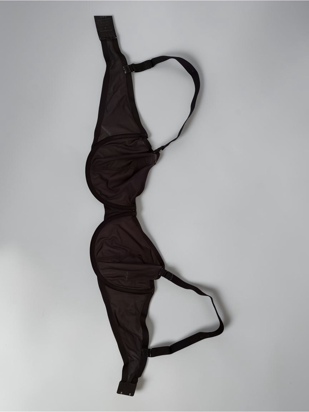Cuup Black Sheer Underwire Balconette Bra - Women Intimates & Sleepwear